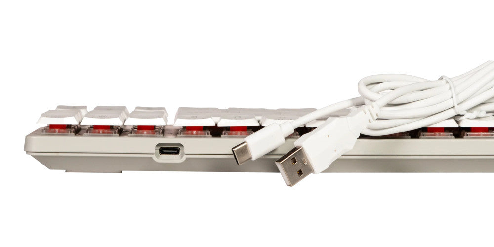 Teclado gamer mecanico Naceb RGB 87 teclas TKL low profile modelo NA-0971