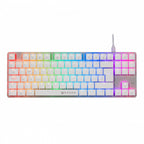 Teclado gamer mecanico Naceb RGB 87 teclas TKL low profile modelo NA-0971