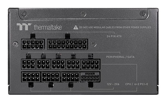 Fuente de poder Thermaltake 850W TOUGHPOWER GT 80plus Gold Full Modular PS-TPT-0850FNFAGU-3