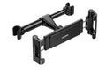 Soporte Celular Reposacabezas Auto Compatibilidad 4.7 a 12.9 Ajustable 101 a 144mm Rotación 360° Antiarañazos Plegable Antivibración Aluminio