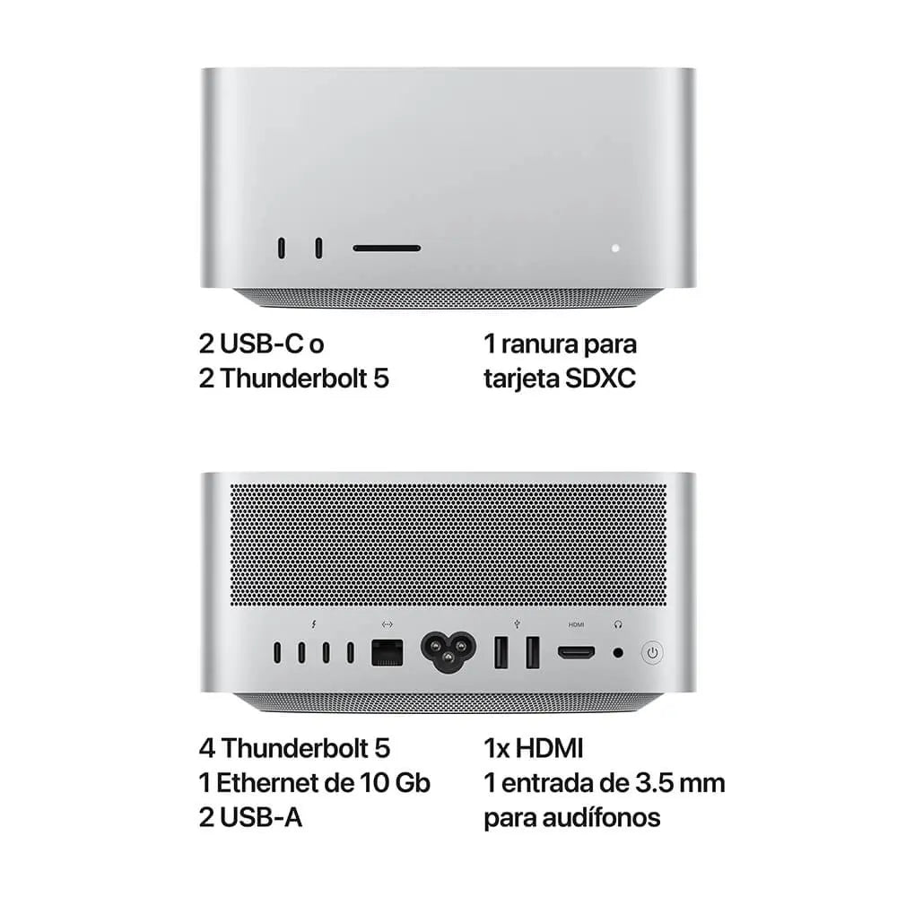 Mac Studio MU963E/A M4 Max 36GB 512GB SSD Plata Apple