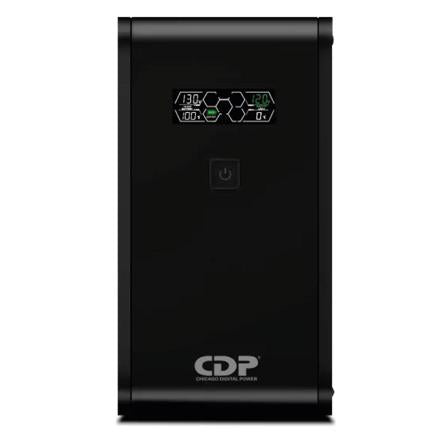UPS inteligente CDP R-SMART1510 1500VA/900W LCD 10 NEMA 5-15R (5 c/protección batería) modem/DSL RJ11/RJ45