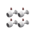 Kit de Camaras WiFi, Incluye 4 Piezas CS-H3C y 4 Piezas HS-TF-E1/32G, Deteccion de Movimiento