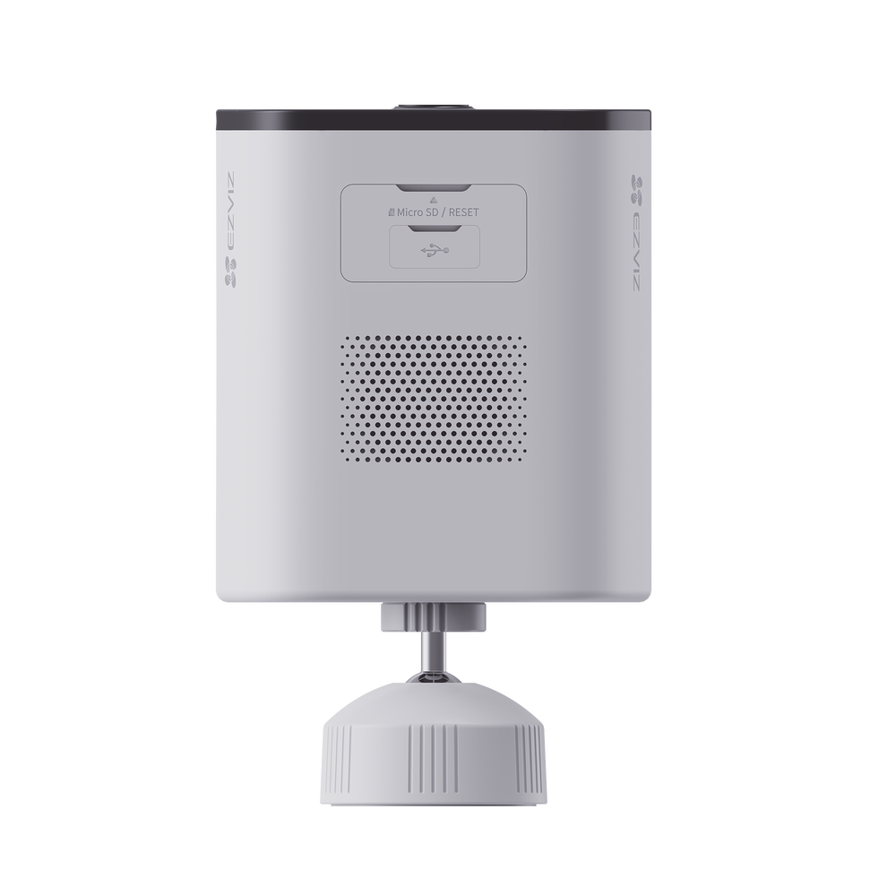 Camara de Bateria con Panel Solar Integrado / 4K Resolucion / WI-FI 6 / Vision Nocturna / Deteccion Humana y de Vehiculos / Bateria de 10400 MAH / IP65