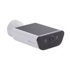 Camara de Bateria con Panel Solar Integrado / 4K Resolucion / WI-FI 6 / Vision Nocturna / Deteccion Humana y de Vehiculos / Bateria de 10400 MAH / IP65