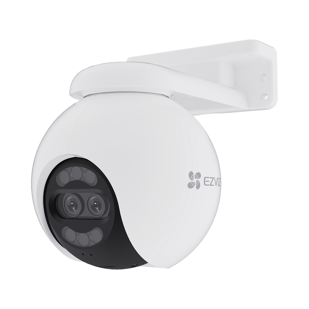 Camara PT / Wi-Fi / Lente Dual / Panoramica 360 / Resolucion 4K / Vision Nocturna ColorFULL  / IA Deteccion de Humanos y Vehiculos / Alarma con Sirena y Luz / IP65