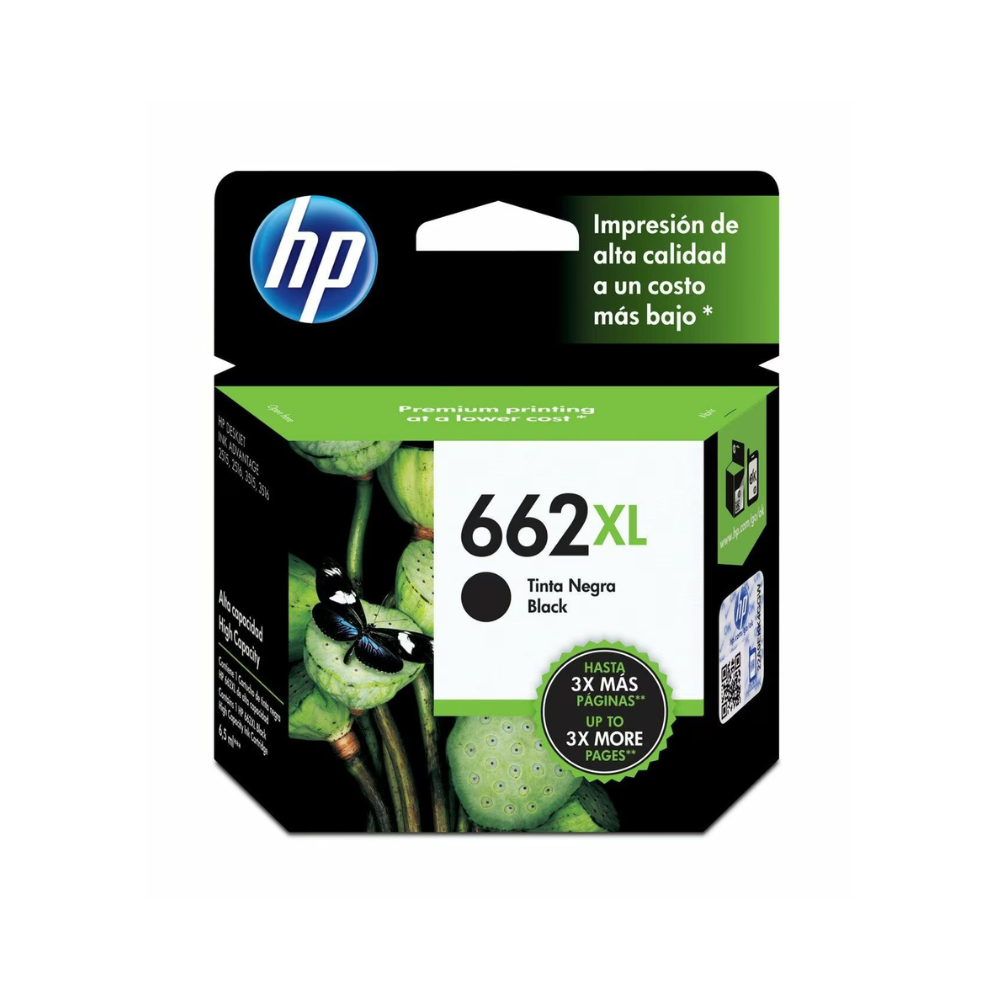 Tinta HP 662XL Negro