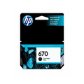 Tinta HP 670 Negro