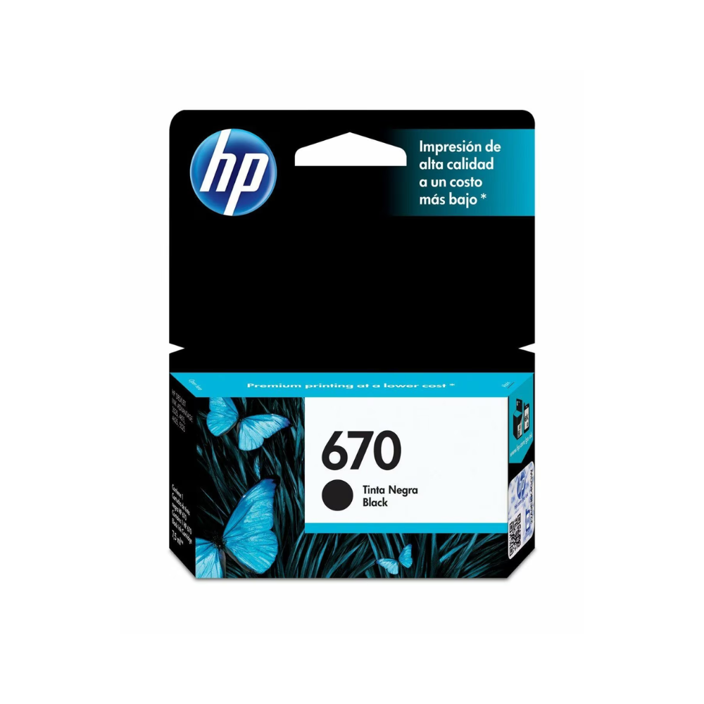 Tinta HP 670 Negro