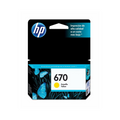 Tinta HP 670 Amarillo