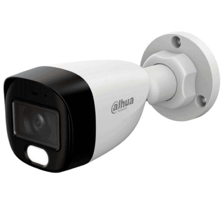 Dahua HAC-HFW1209CN-A-LED-S3 Cámara Bullet Full Color 1080P Lente 2.8mm 107.8° Micrófono Integrado Luz Visible 30M DWDR Starlight IP67 Compatible CVI AHD CVBS