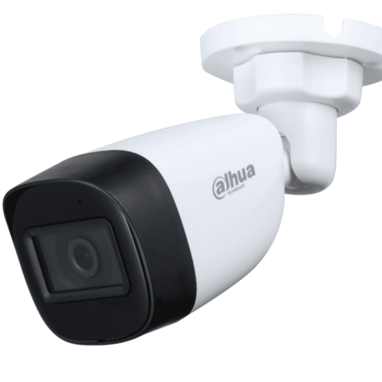 Dahua HAC-HFW1801CN-A-0280B-S2 Cámara Bullet 4K 8MP Lente 2.8mm 106° Micrófono Integrado IR 30M WDR Real 120dB IP67 Compatible CVI TVI AHD CVBS