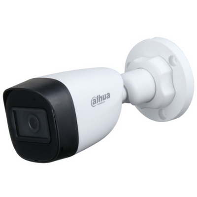 Dahua HAC-HFW1500CN-A Cámara Bullet 5MP Lente 2.8mm 111° Micrófono Integrado IR 30M Starlight IP67 Compatible CVI CVBS AHD TVI