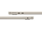 Portátil Apple MacBook Air MC6A4E/A 13.6" M4 24GB 512GB SSD teclado español starlight chip deca-core GPU pantalla Liquid Retina IPS True Tone 2560x1664 cámara frontal 18h batería Wi-Fi 6E