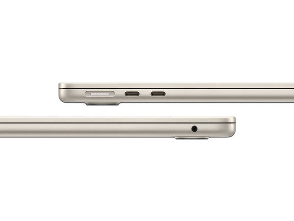 Portátil Apple MacBook Air MC6A4E/A 13.6" M4 24GB 512GB SSD teclado español starlight chip deca-core GPU pantalla Liquid Retina IPS True Tone 2560x1664 cámara frontal 18h batería Wi-Fi 6E