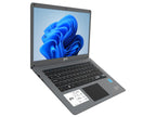 Notebook Ghia Libero 14" HD Intel Celeron N4020 RAM 4GB SSD 128GB cámara frontal 2MP Wi-Fi BT HDMI Win11 Home gris