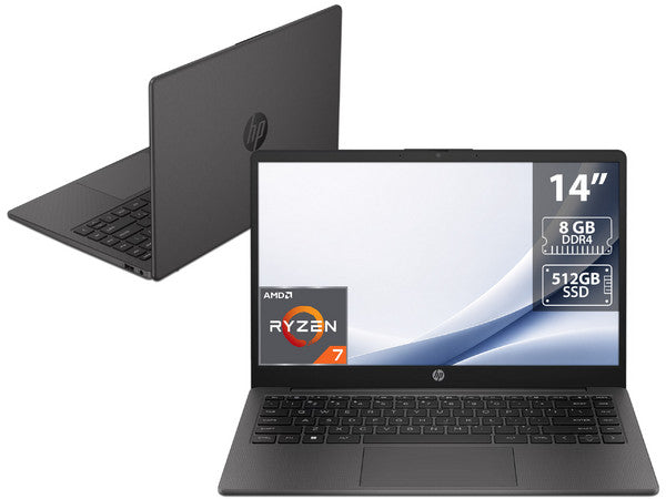 Laptop HP 245 AMD Ryzen 7-7730U 14" 8Gb 512SSD Windows 11 Home