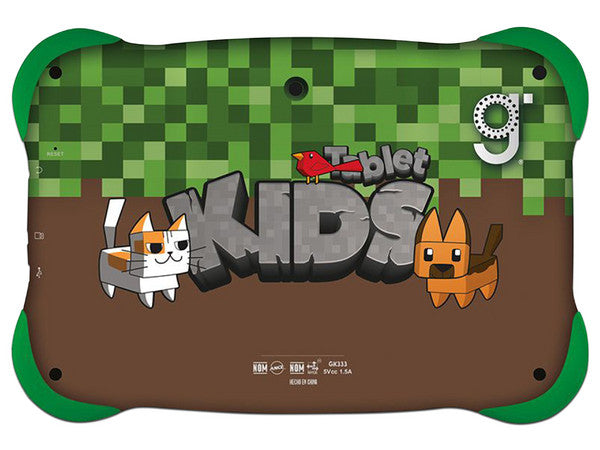 Tablet Kids A333 PentaCore 7" IPS 4GB RAM 64GB USB-C 2 cámaras Wi-Fi Bluetooth 2500mAh Android 15 pixel