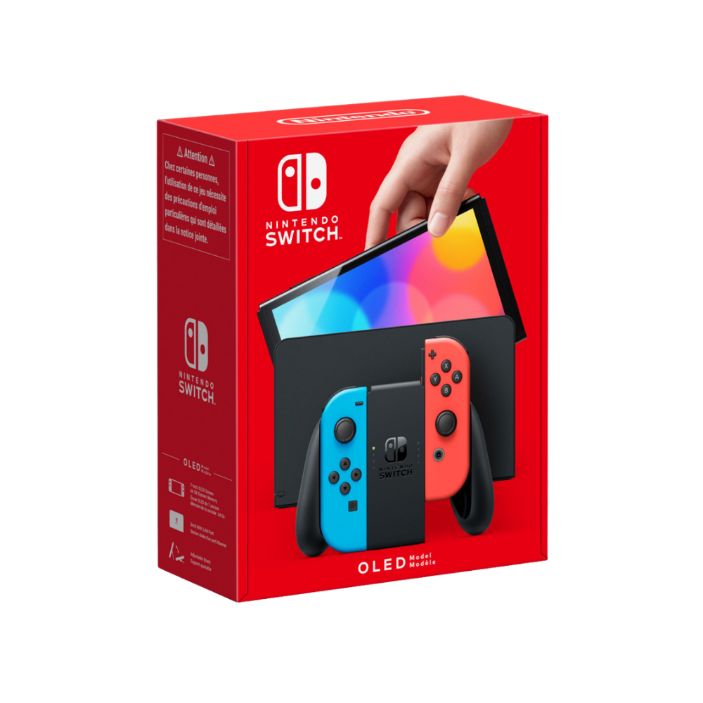 Consola Nintendo Switch OLED Azul Neón/Rojo Neón (HEG-S-KABAA, JPN)
