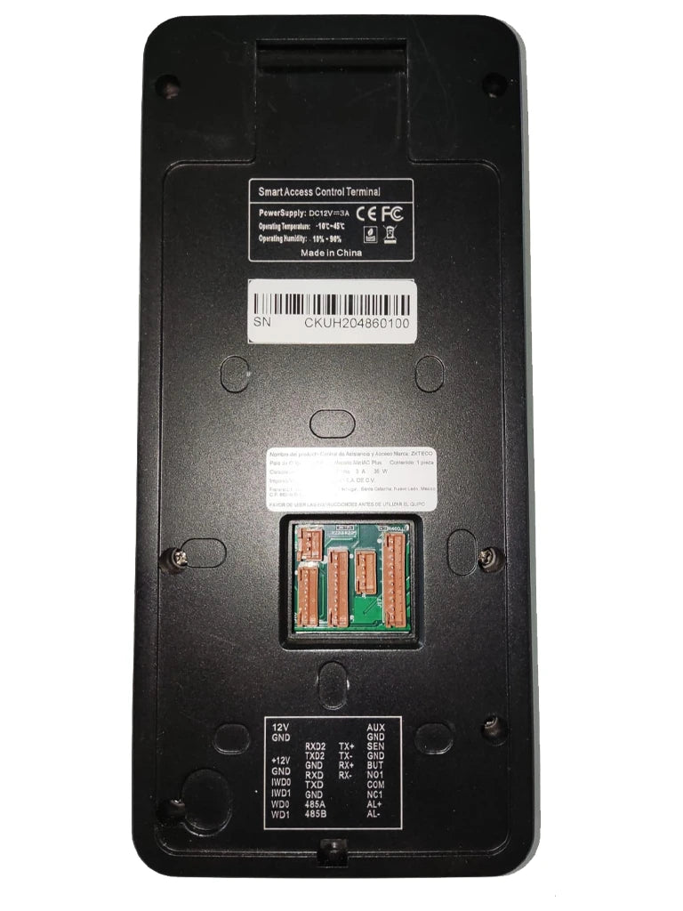 Control de Acceso y Asistencia Facial MiniAC Plus