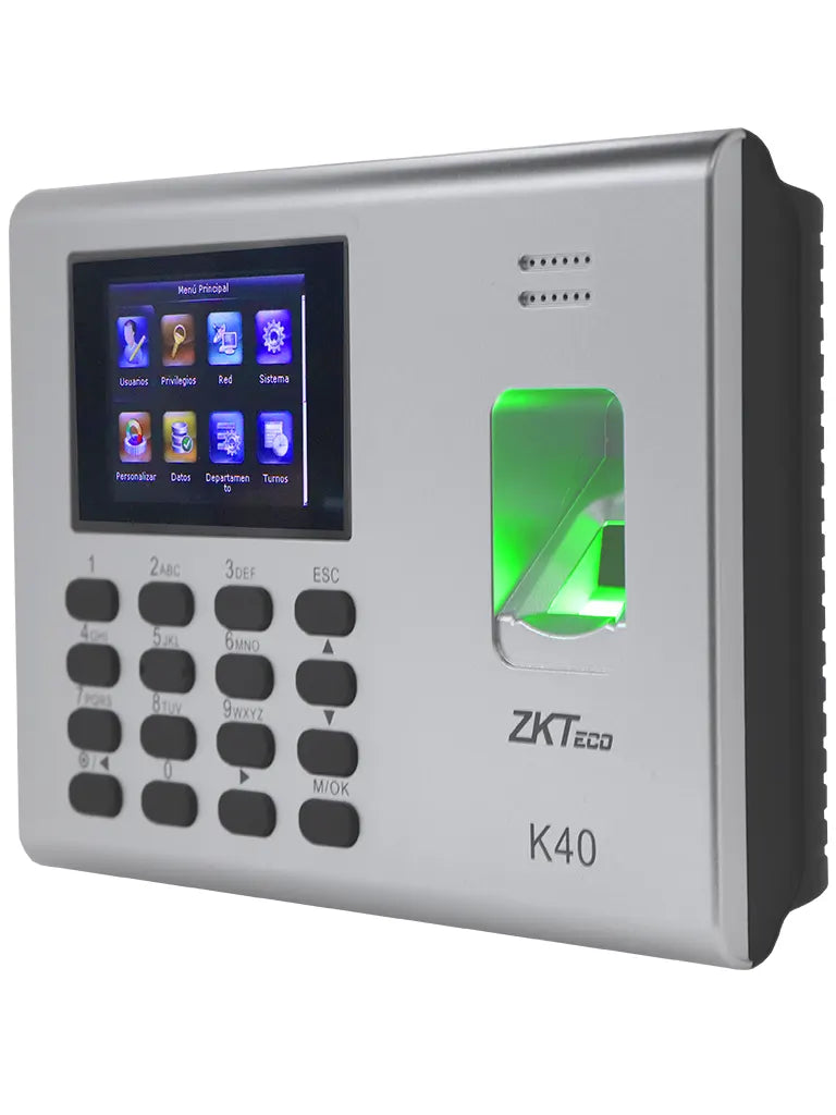 Control de Asistencia y Acceso K40 con Huella Digital