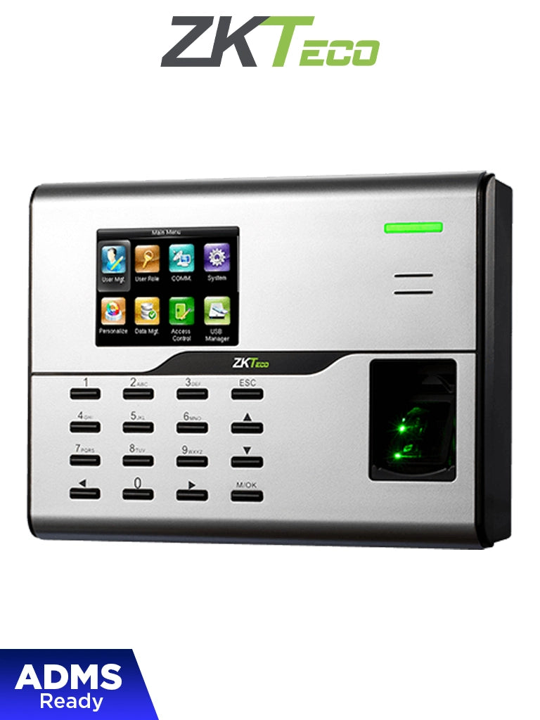 Control de Asistencia y Acceso UA860ID con Huella, Tarjeta y WiFi