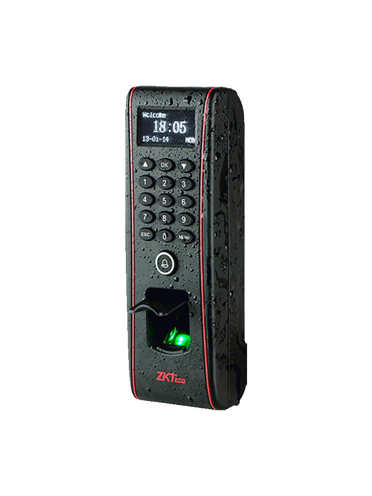 Control de Acceso Exterior TF1700 con Huella y Tarjeta RFID
