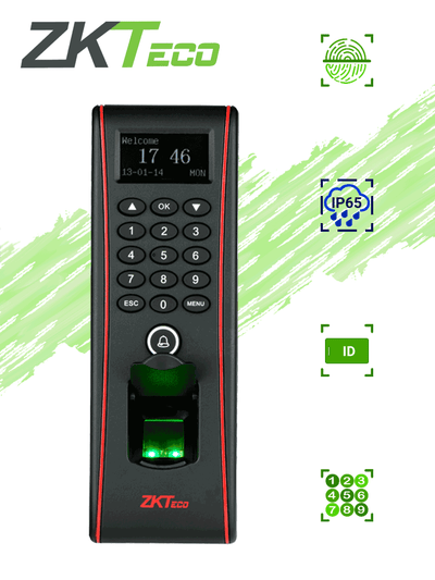 Control de Acceso Exterior TF1700 con Huella y Tarjeta RFID