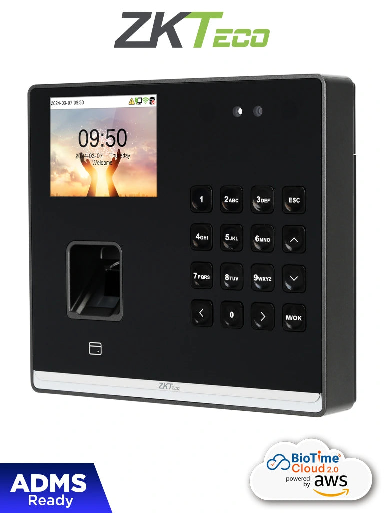 Control de Asistencia y Acceso M2F Pro LR con Reconocimiento Facial