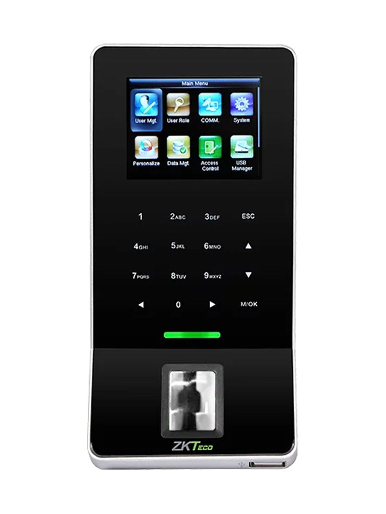 Control de Asistencia y Acceso F22ID con Huella y Tarjeta ID