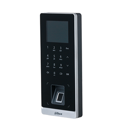 Control de Acceso Exterior IP65 ASI2212H-W con Huella y Tarjeta MIFARE
