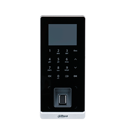 Control de Acceso Exterior IP65 ASI2212H-W con Huella y Tarjeta MIFARE