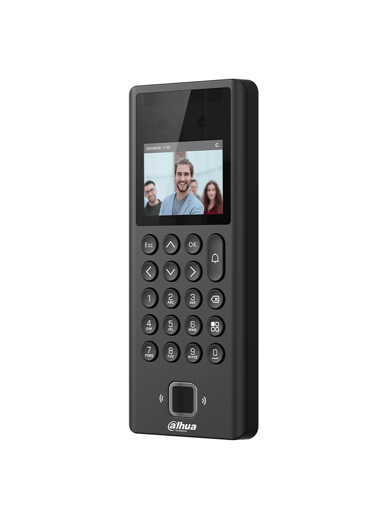Control de Acceso y Asistencia Facial ASI3204E con Huella y Tarjeta MIFARE