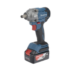 Llave de Impacto Inalámbrica de 20V con 2 Baterías y Estuche