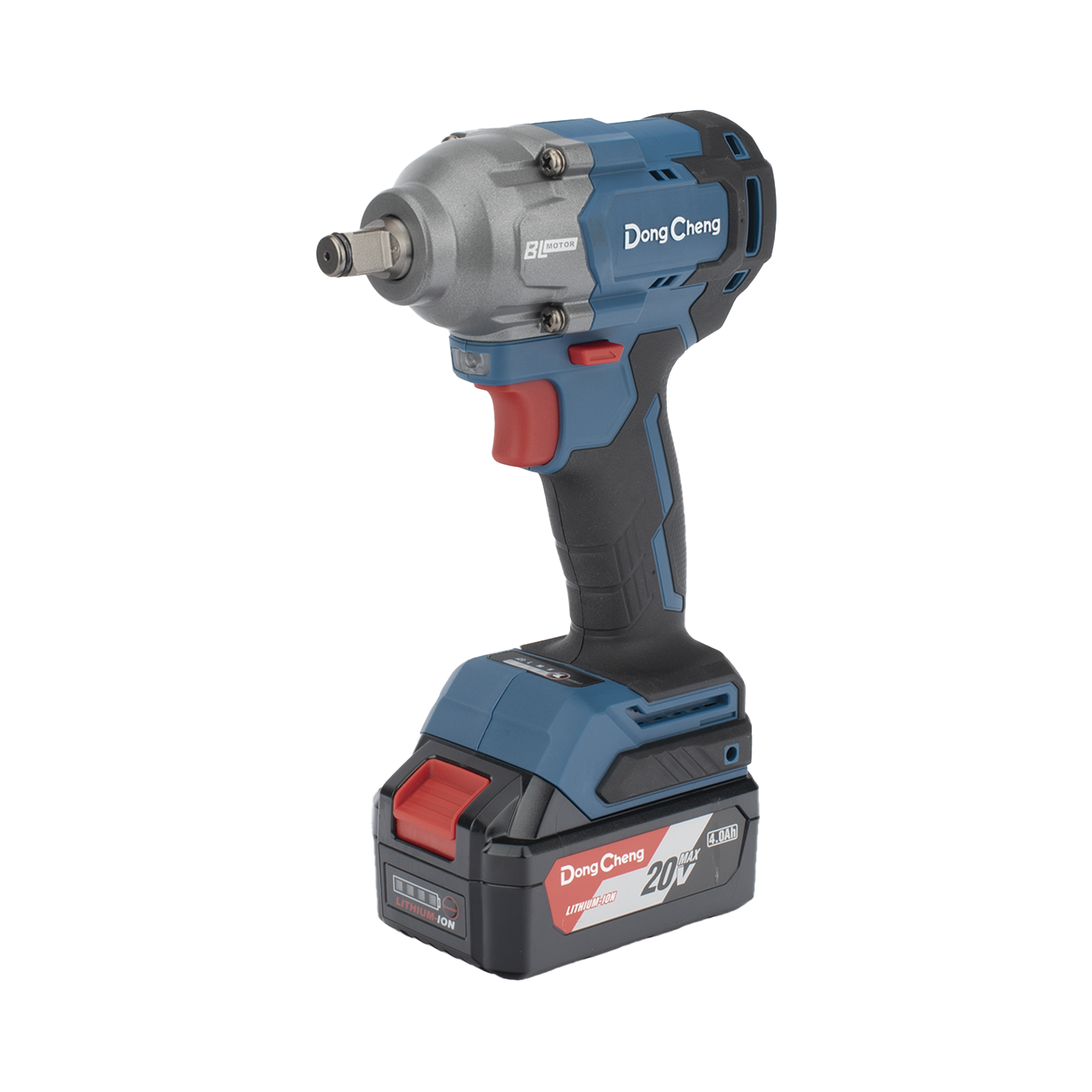 Llave de Impacto Inalámbrica de 20V con 2 Baterías y Estuche