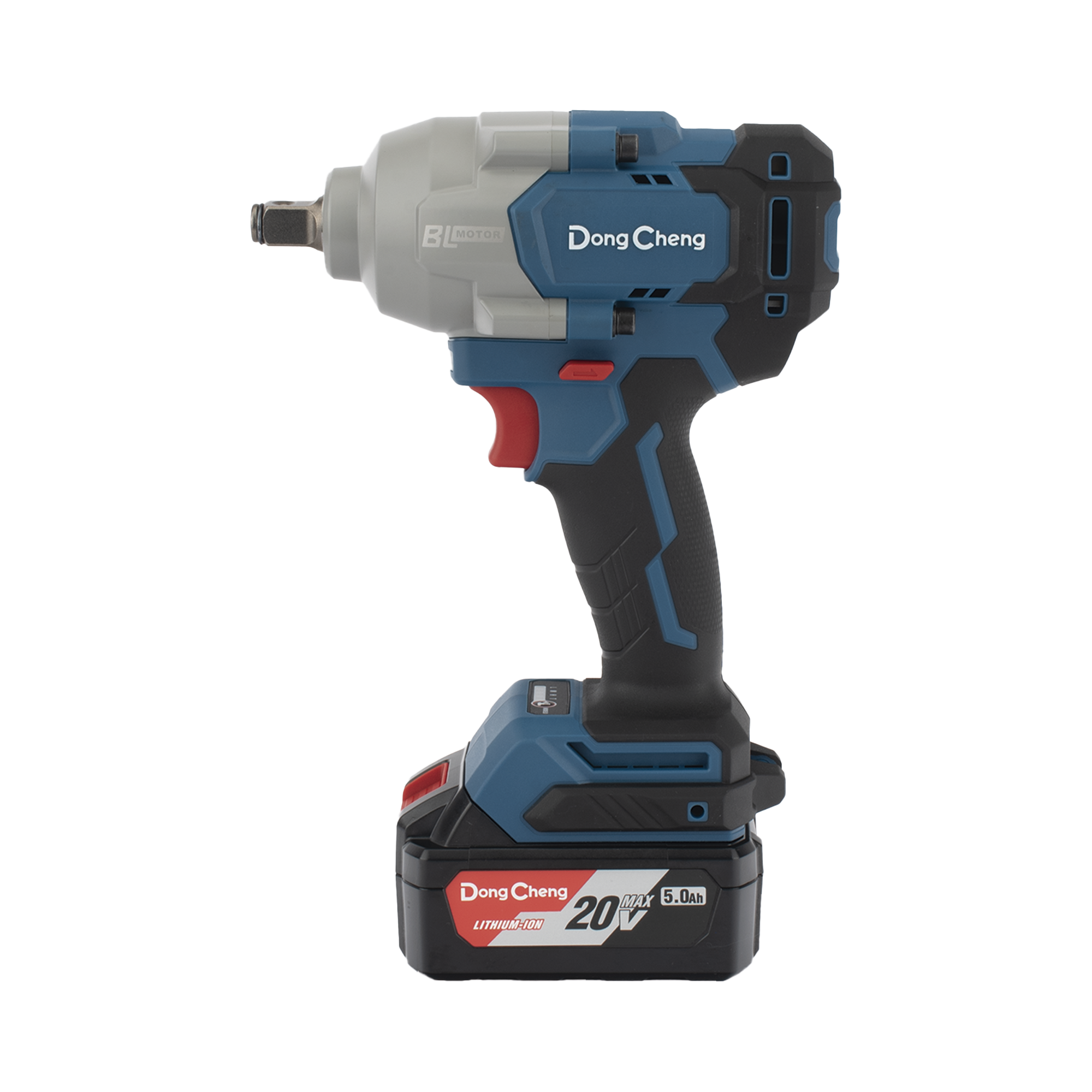 Llave de Impacto Inalámbrica de 20V con 2 Baterías y Estuche