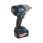 Llave de Impacto Inalámbrica de 20V con 2 Baterías y Estuche