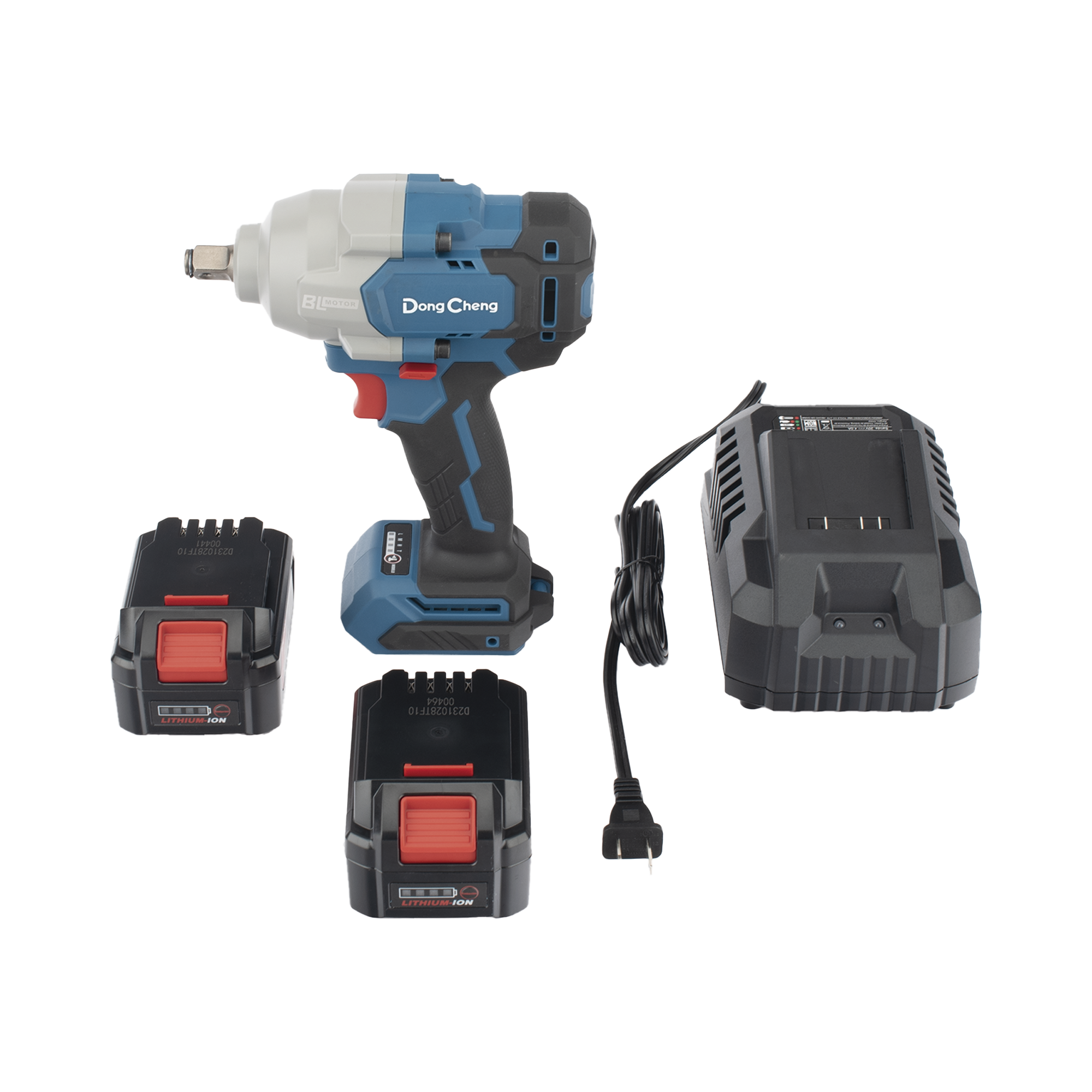 Llave de Impacto Inalámbrica de 20V con 2 Baterías y Estuche