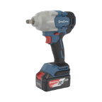 Llave de Impacto Inalámbrica de 20V con 2 Baterías y Estuche