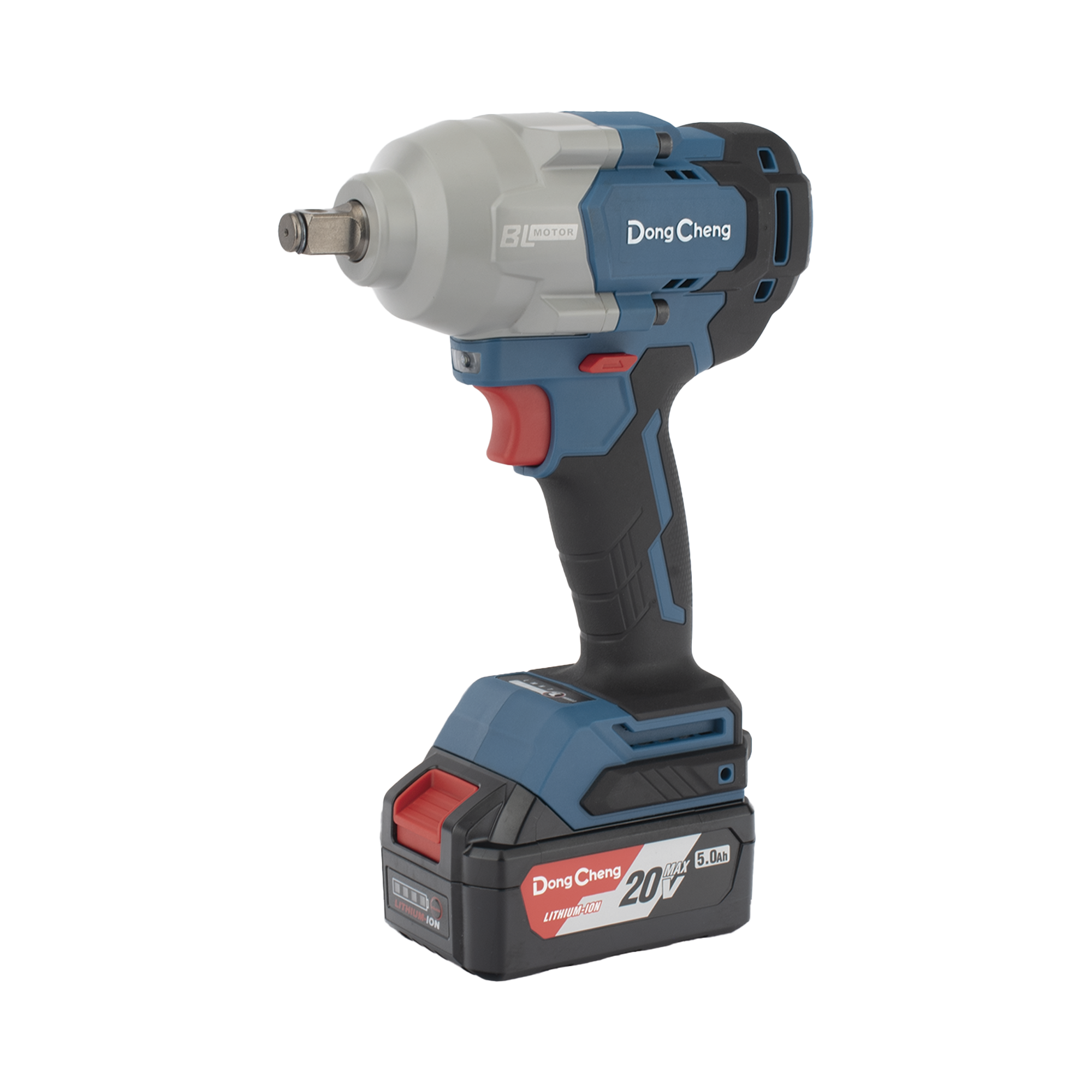 Llave de Impacto Inalámbrica de 20V con 2 Baterías y Estuche