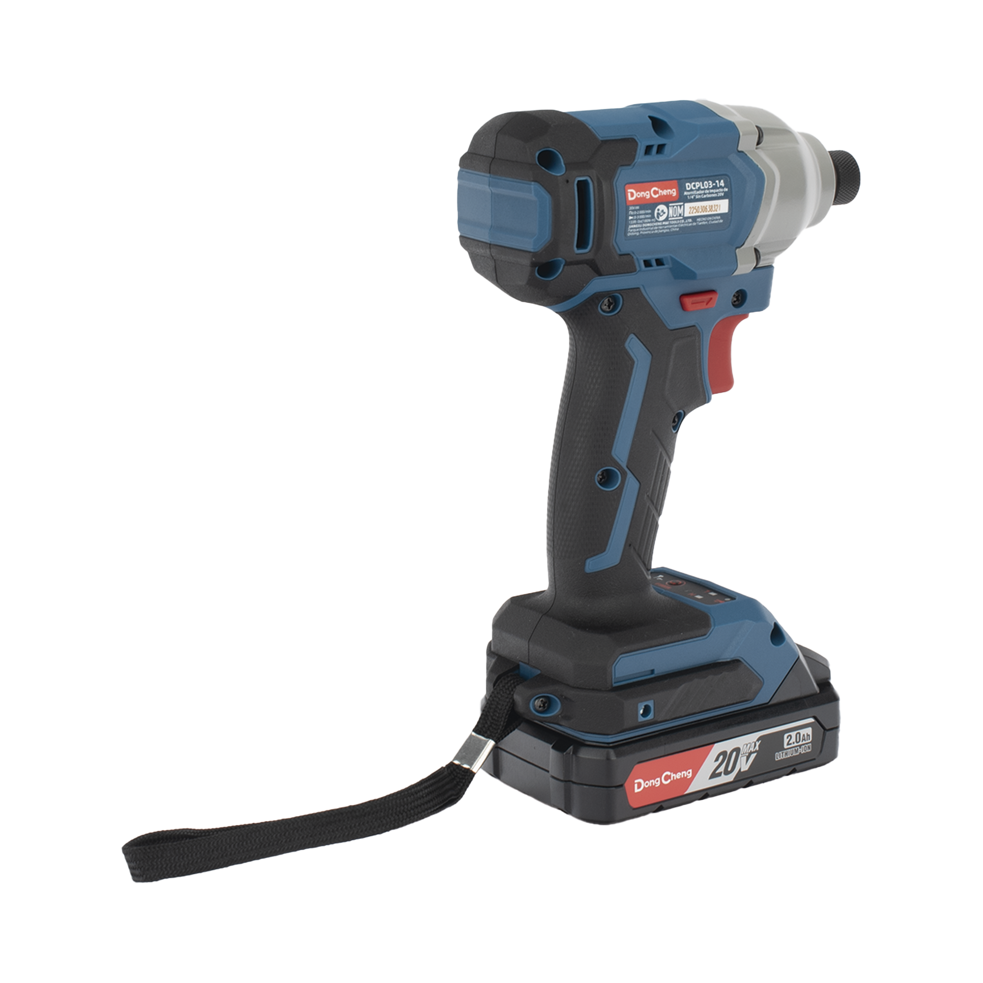 Atornillador de Impacto Inalámbrico de 20V sin Carbones con Maletín