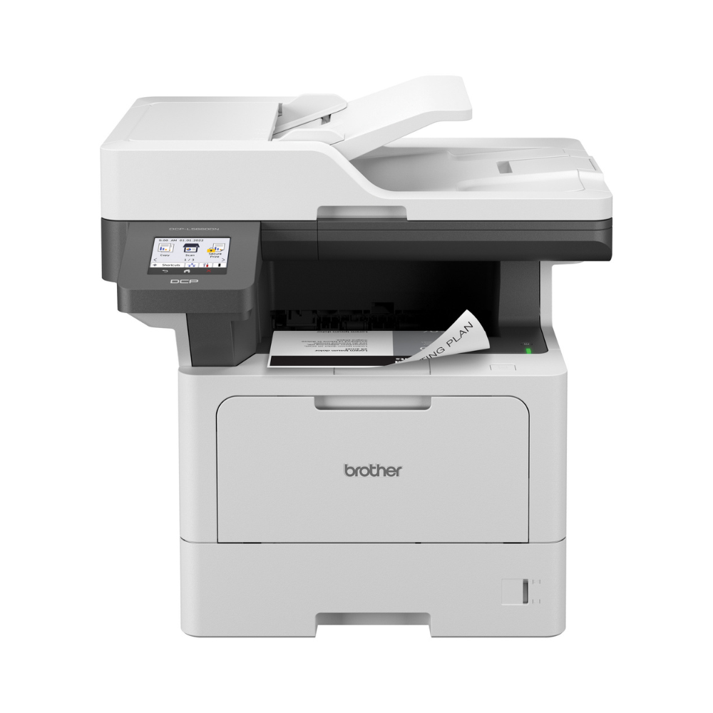 Impresora Multifuncional Láser Monocromática Brother DCP-L5660DN 50 ppm Dúplex USB 2.0 Tamaño Oficio Ciclo Mensual 90,000 Páginas