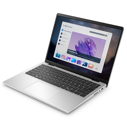 Laptop Dell Pro 14 Essential 14" FHD AMD Ryzen 7-250 16GB 512GB NPU 16 TOPS Radeon 780M W11 Pro 1Y Color Plata Wi-Fi 6