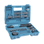 Atornillador Reversible de 220 RPM con Cargador USB y 81 Puntas