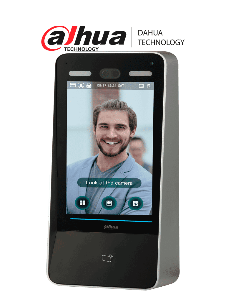 Control de Acceso Facial DHI-ASI8213Y-V3 con Pantalla Táctil de 10.1"