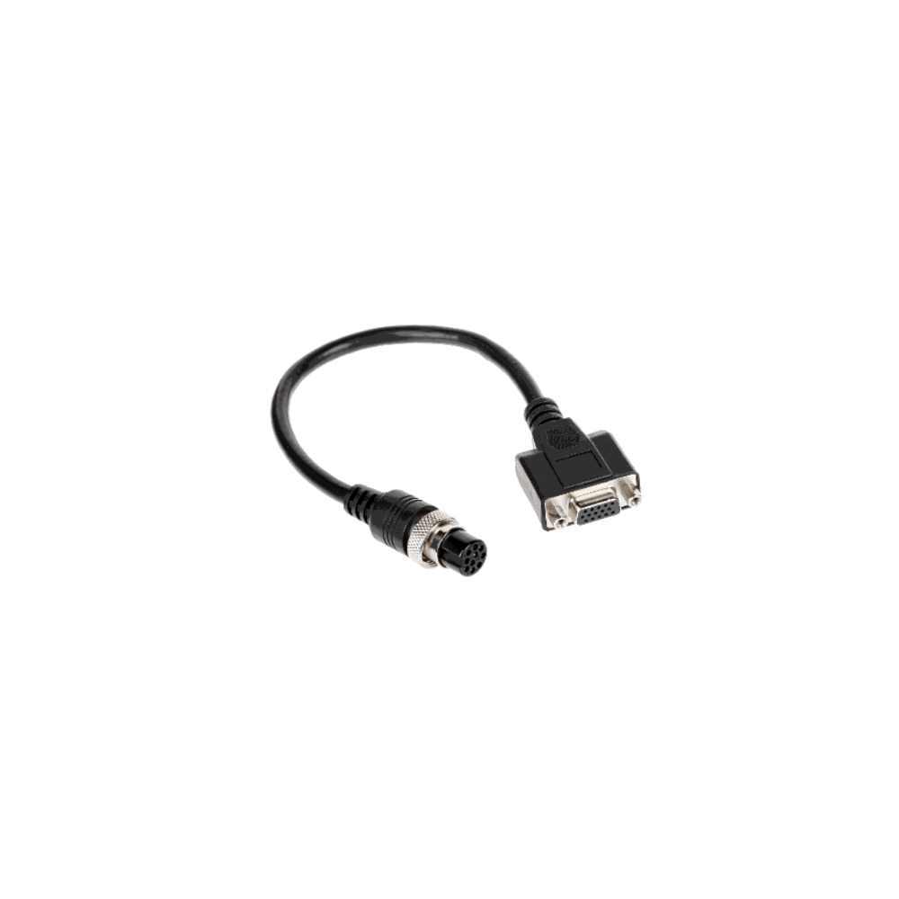 Cable VGA Dahua - Para DVR y NVR Móvil, Compatible con MXVR y MNVR Serie 4000/8000, Conector M12