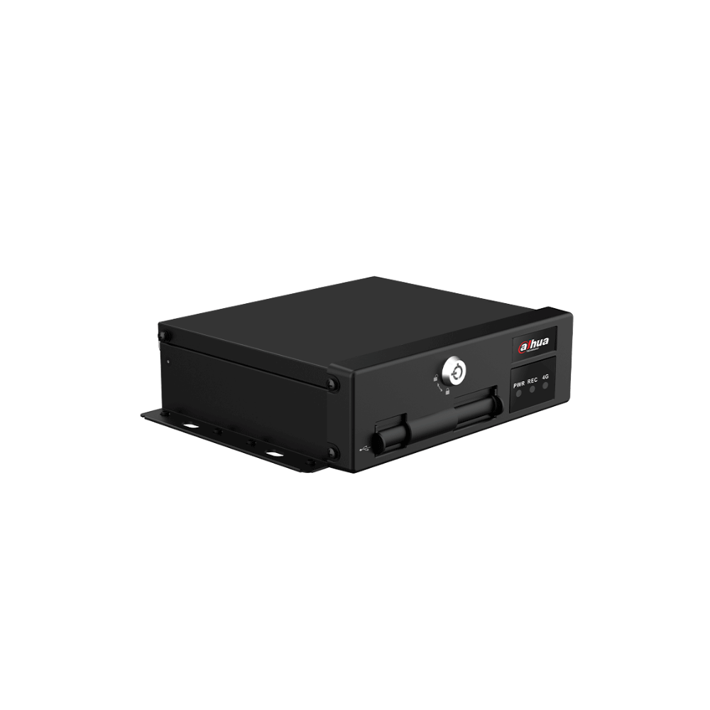 DVR Móvil Dahua DHI-MXVR1004-GFI - 4 Canales, 1080p, 4G, H.265, 2 Tarjetas SD, DSM/ADAS/BSD, Comunicación 3G/4G, Sin WiFi