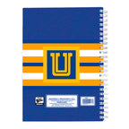Cuaderno Profesional Dietrix First Class Pasta Dura Doble Arillo 80 Hojas Raya Club Tigres De La Uanl Modelo Uanl