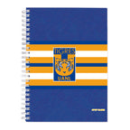 Cuaderno Profesional Dietrix First Class Pasta Dura Doble Arillo 80 Hojas Raya Club Tigres De La Uanl Modelo Uanl