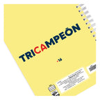 Libreta Dietrix First Class Pasta Dura Doble Arillo 80 Hojas Raya Club America Modelo Amor Eterno